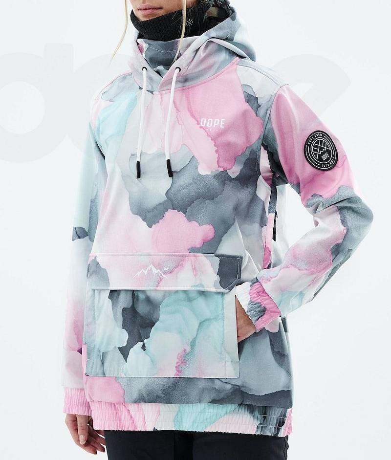 Pink Women's Dope Wylie W Snowboard Jackets | India_D2179