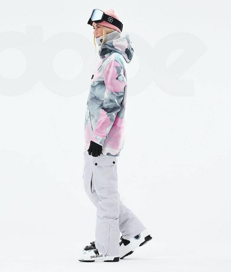 Pink Women's Dope Yeti 2021 Ski Jackets | India_D1718