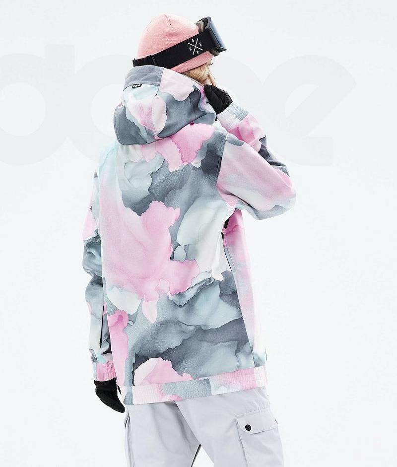 Pink Women's Dope Yeti 2021 Ski Jackets | India_D1718