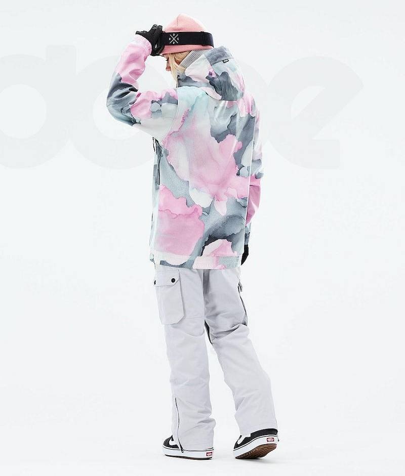 Pink Women's Dope Yeti 2021 Snowboard Jackets | India_D1841