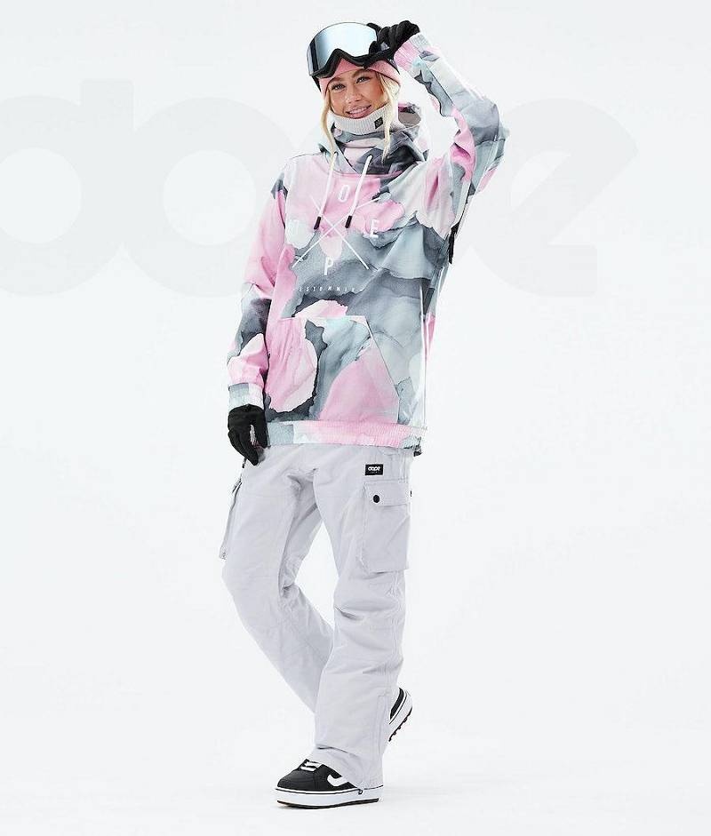 Pink Women's Dope Yeti 2021 Snowboard Jackets | India_D1841