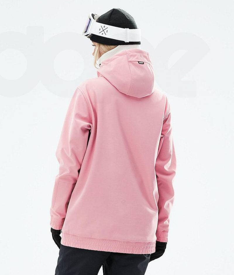 Pink Women's Dope Yeti W 2021 Snowboard Jackets | India_D2359