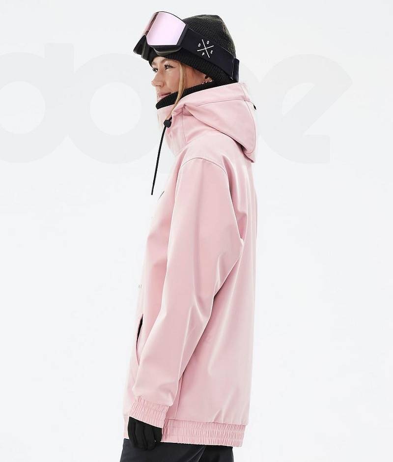 Pink Women's Dope Yeti W Ski Jackets | India_D1164