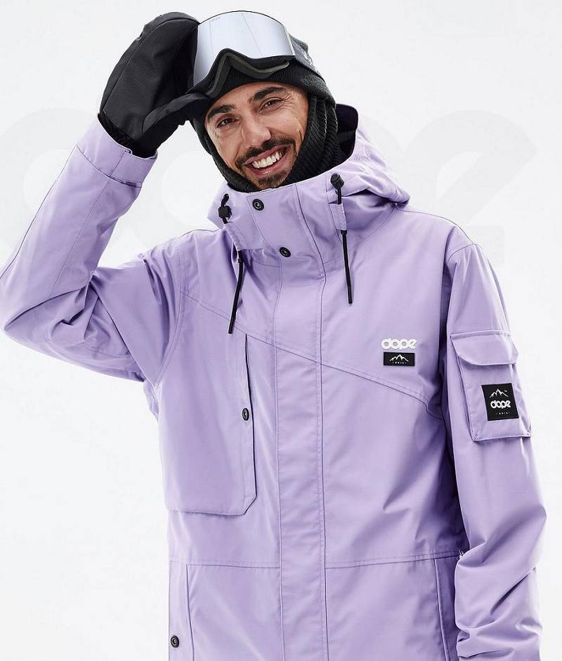 Purple Men's Dope Adept Ski Jackets | India_D1232