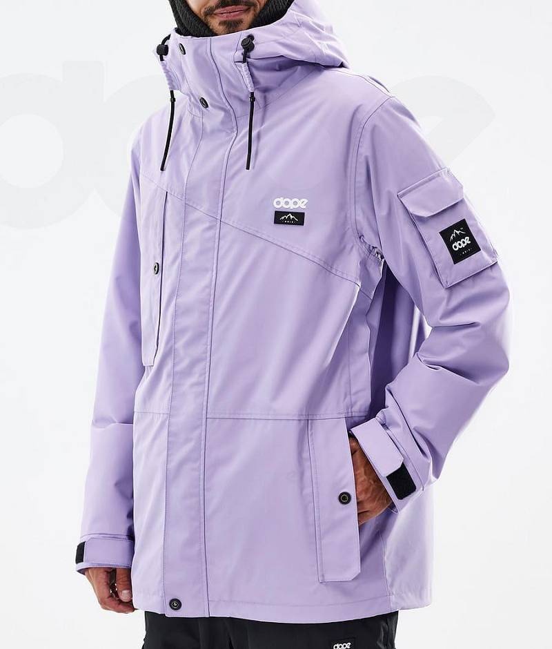 Purple Men's Dope Adept Ski Jackets | India_D1232