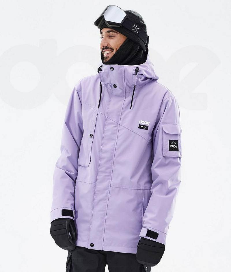 Purple Men\'s Dope Adept Ski Jackets | India_D1232