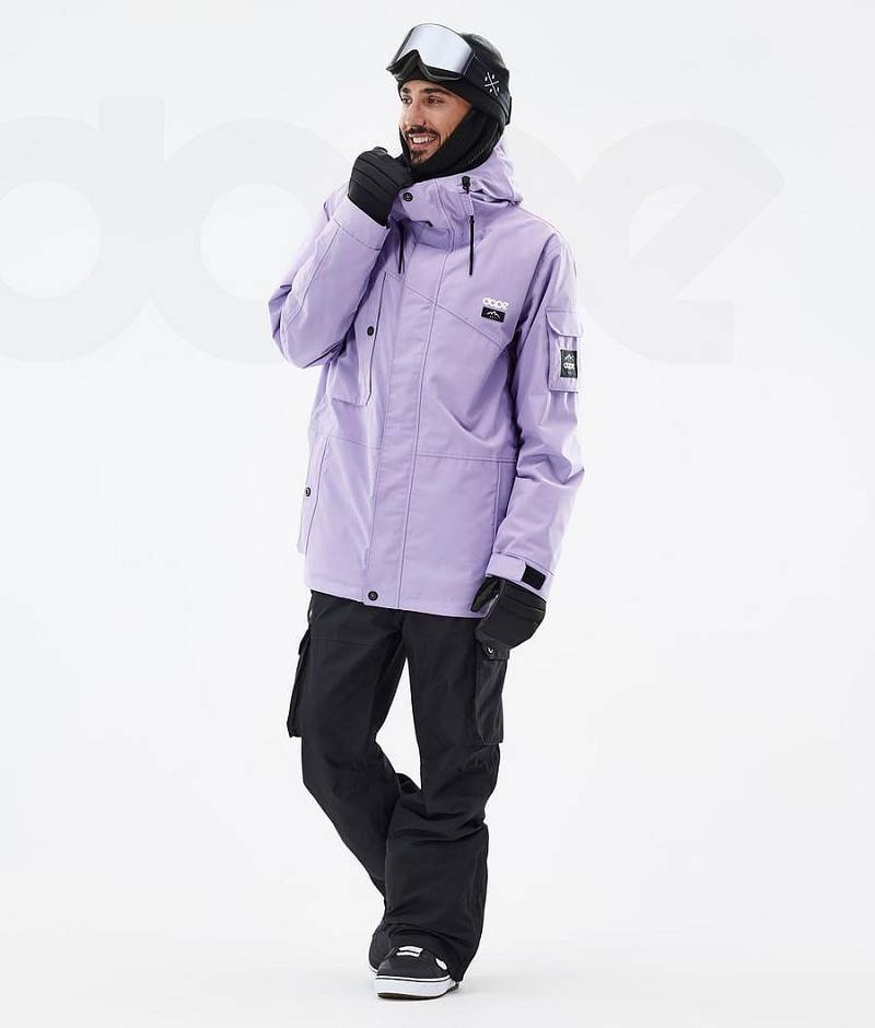 Purple Men's Dope Adept Snowboard Jackets | India_D2517