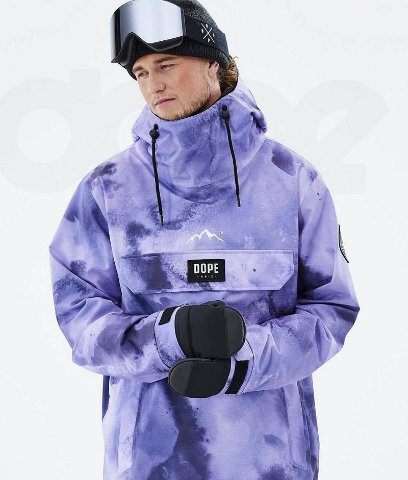 Purple Men's Dope Blizzard Ski Jackets | India_D1081