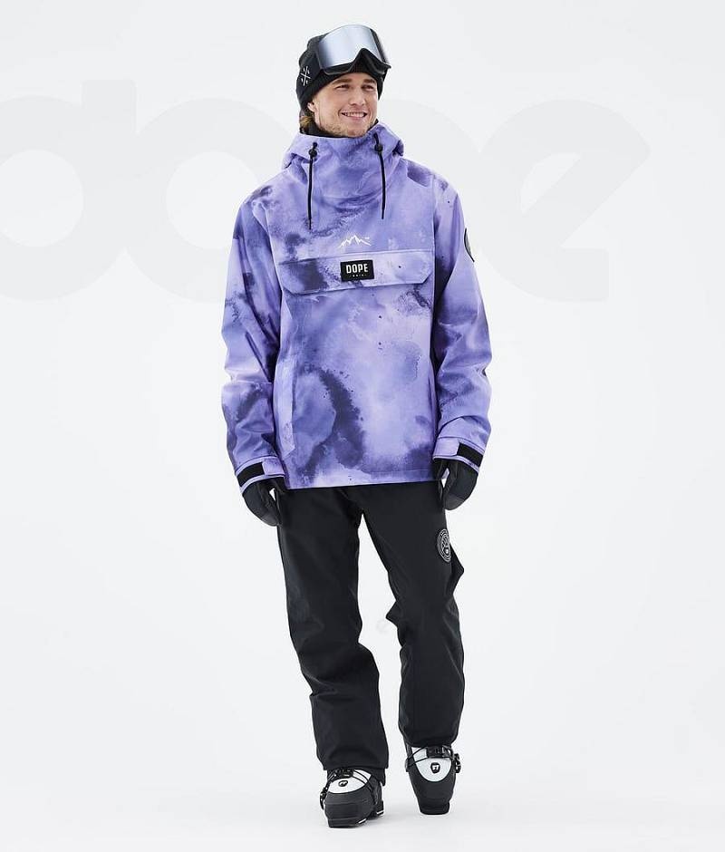 Purple Men's Dope Blizzard Ski Jackets | India_D1081