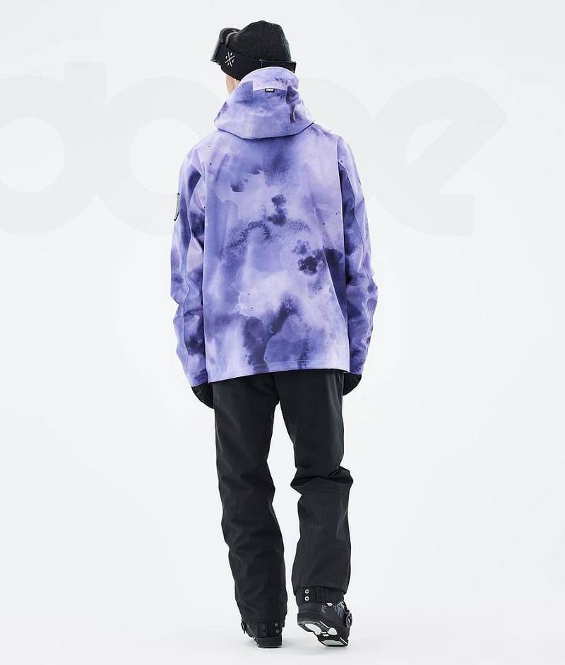 Purple Men's Dope Blizzard Ski Jackets | India_D1081