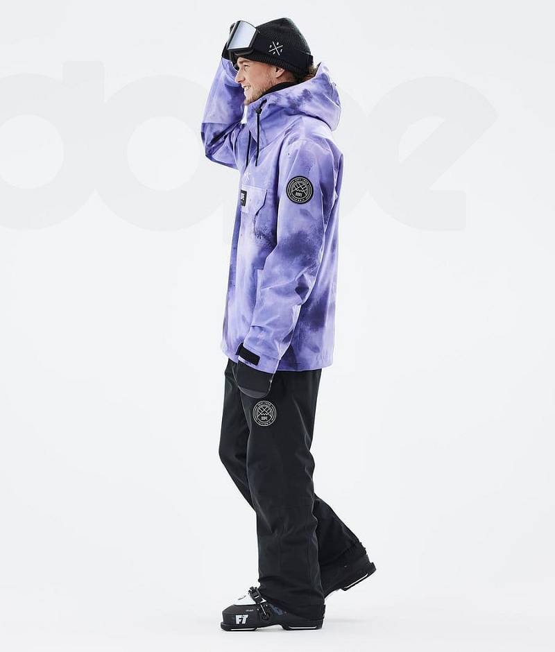 Purple Men's Dope Blizzard Ski Jackets | India_D1081