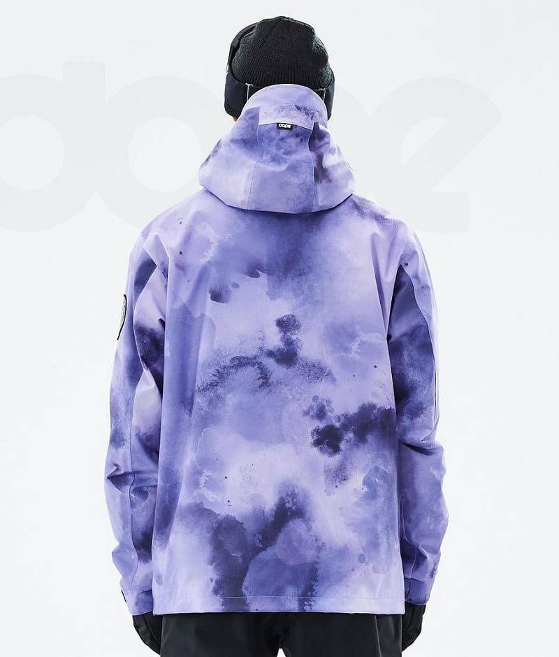 Purple Men's Dope Blizzard Ski Jackets | India_D1081