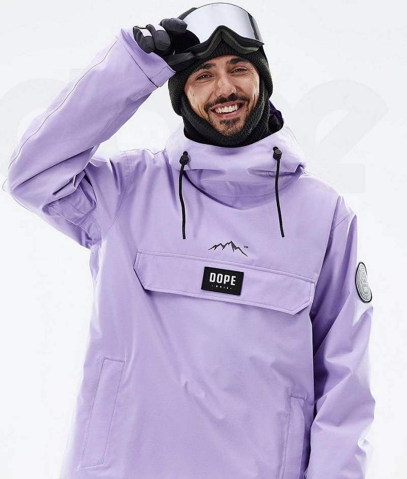 Purple Men's Dope Blizzard Ski Jackets | India_D2314