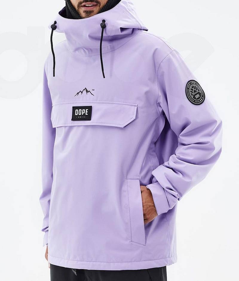 Purple Men's Dope Blizzard Ski Jackets | India_D2314