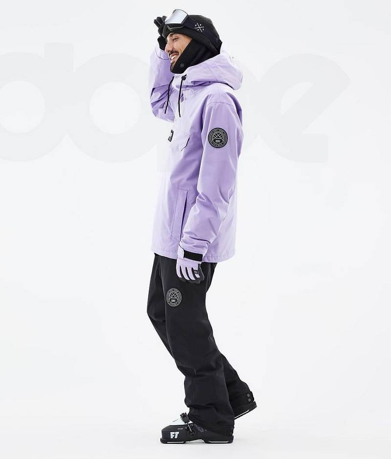 Purple Men's Dope Blizzard Ski Jackets | India_D2314