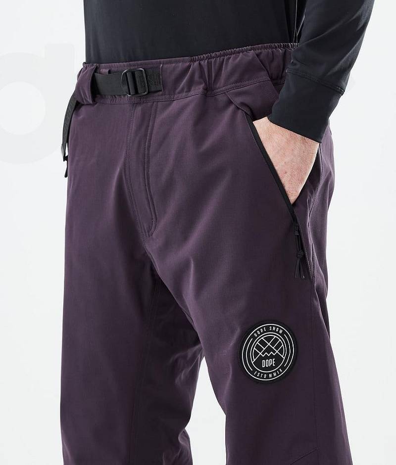 Purple Men's Dope Blizzard Ski Pants | India_D2159