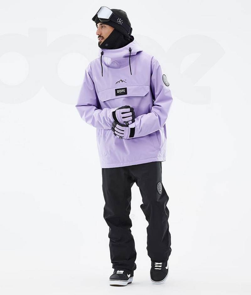 Purple Men's Dope Blizzard Snowboard Jackets | India_D2104