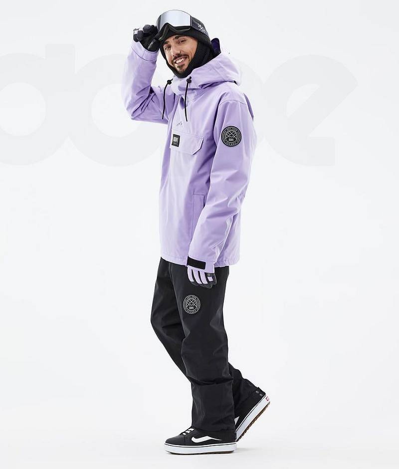 Purple Men's Dope Blizzard Snowboard Jackets | India_D2104