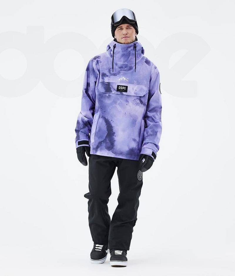 Purple Men's Dope Blizzard Snowboard Jackets | India_D2197