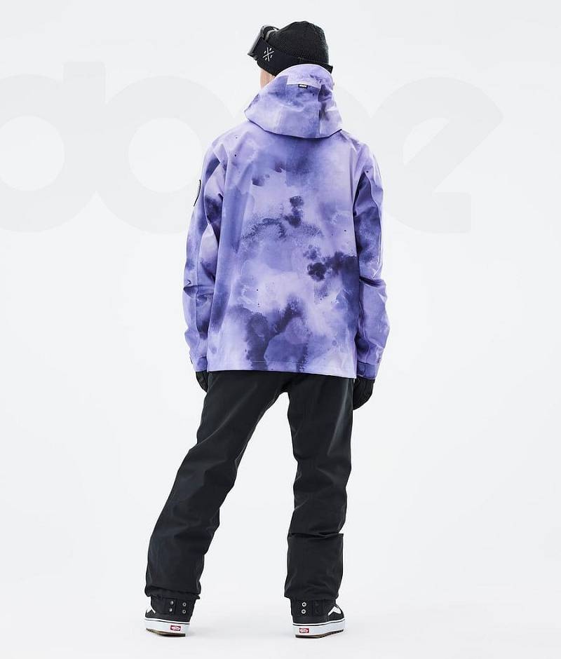 Purple Men's Dope Blizzard Snowboard Jackets | India_D2197