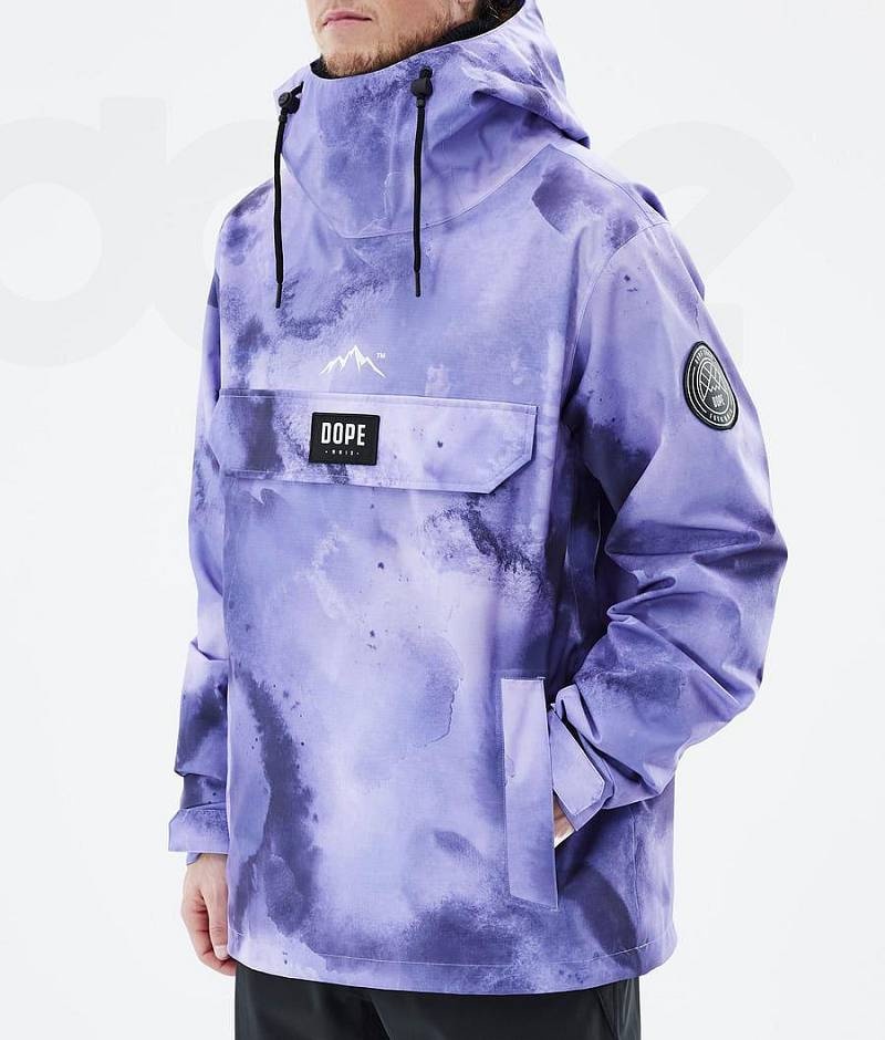 Purple Men's Dope Blizzard Snowboard Jackets | India_D2197