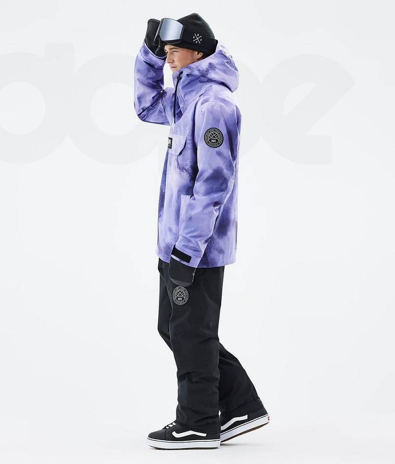 Purple Men's Dope Blizzard Snowboard Jackets | India_D2197