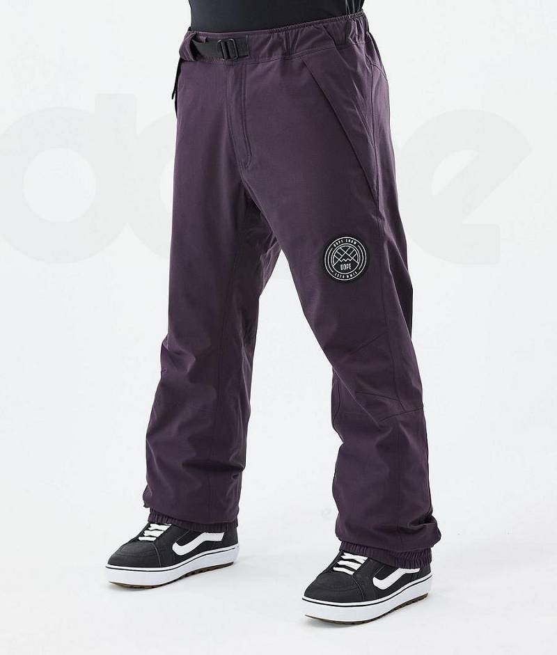 Purple Men\'s Dope Blizzard Snowboard Pants | India_D2279