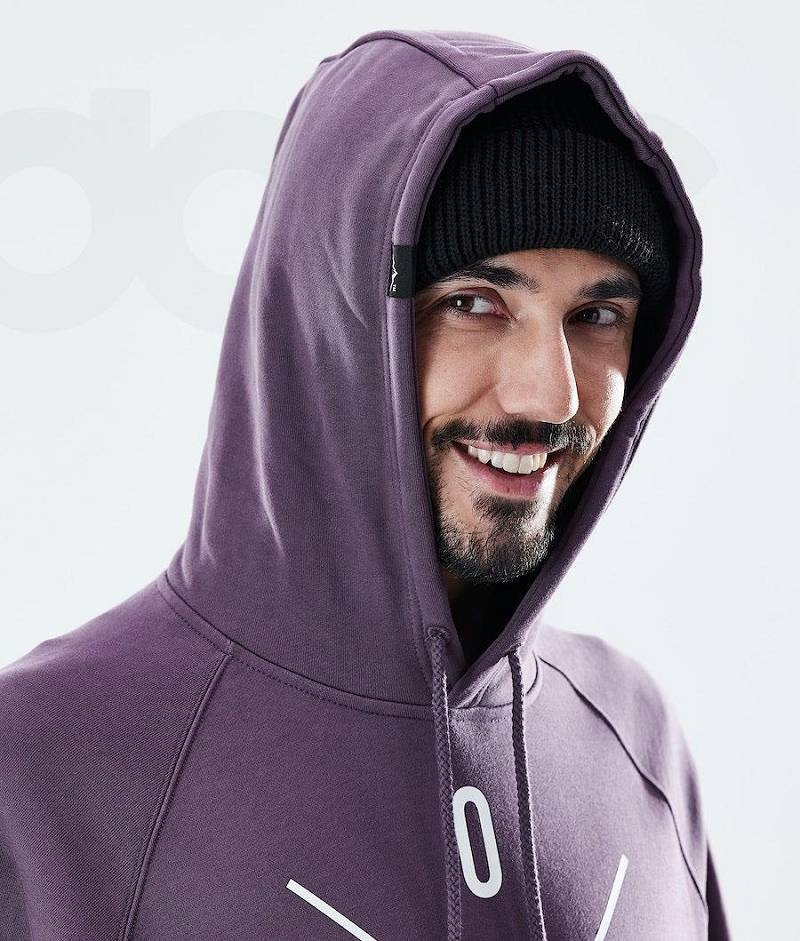 Purple Men's Dope Daily Hoodies | India_D1145