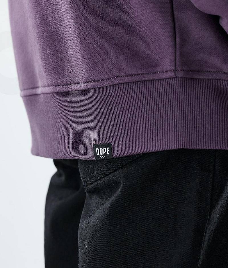 Purple Men's Dope Daily Hoodies | India_D1145