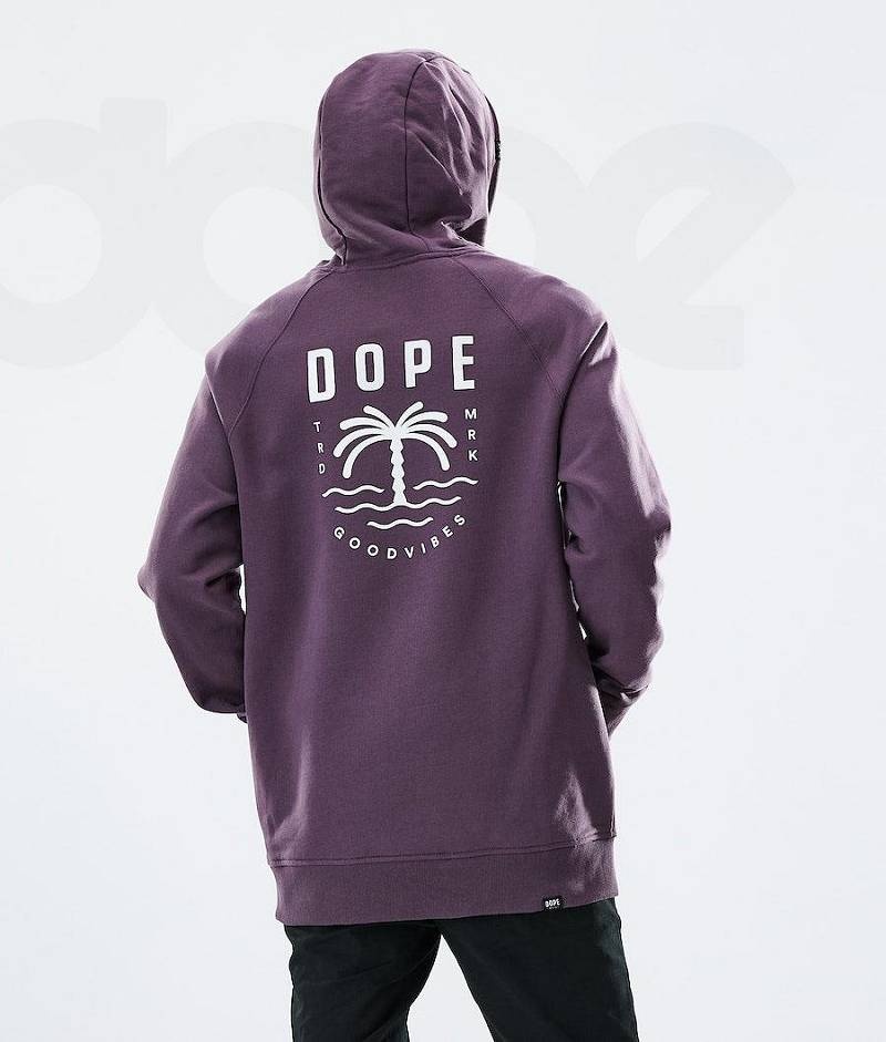 Purple Men's Dope Daily Hoodies | India_D1426