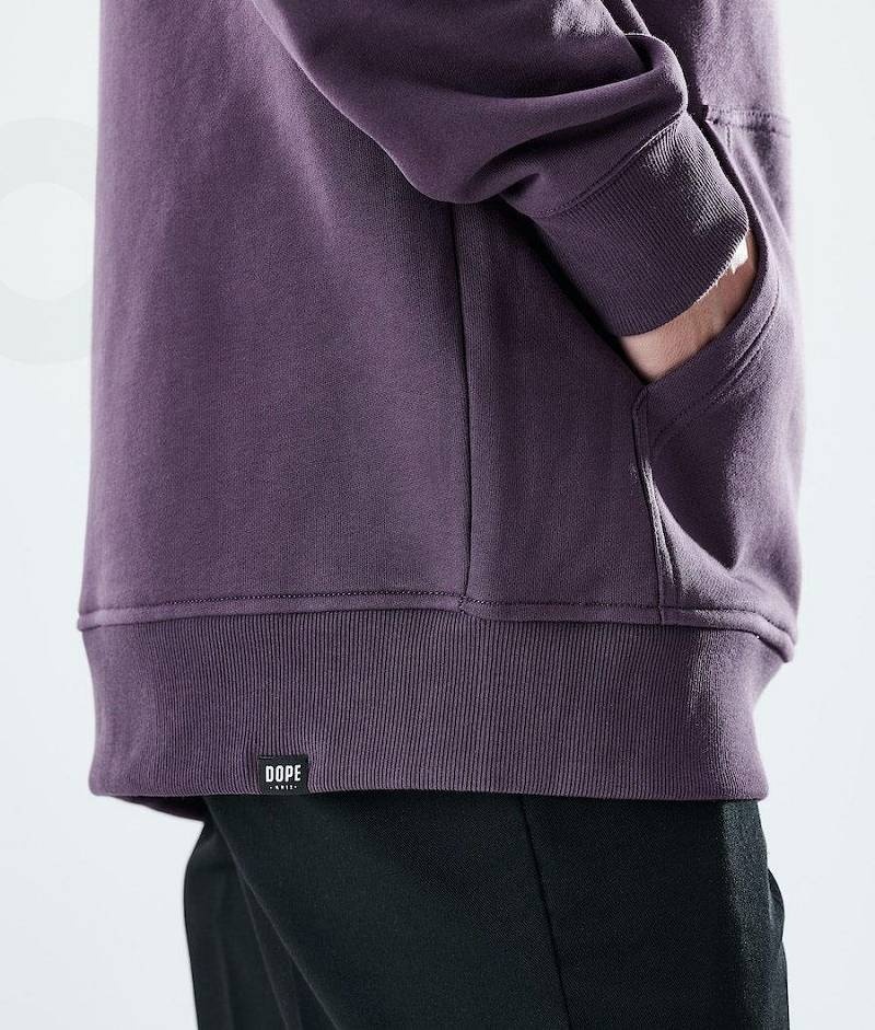 Purple Men's Dope Daily Hoodies | India_D1876