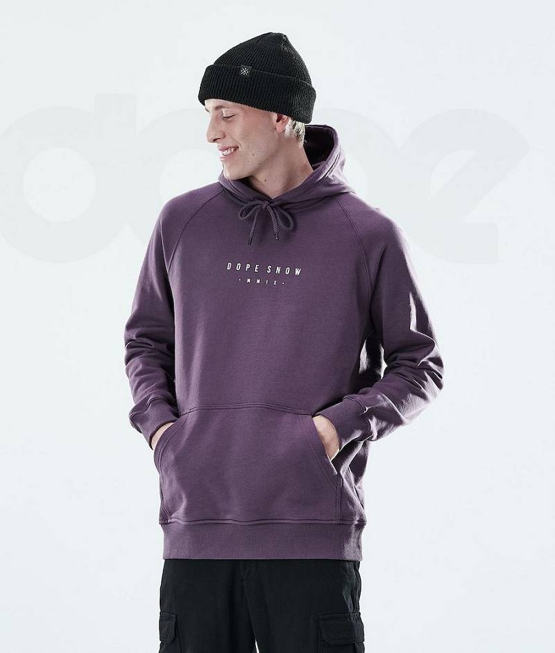 Purple Men's Dope Daily Hoodies | India_D2164