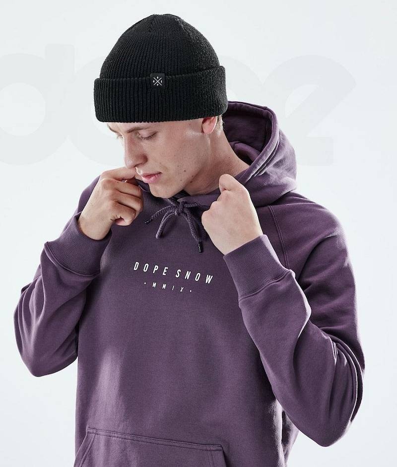 Purple Men's Dope Daily Hoodies | India_D2164