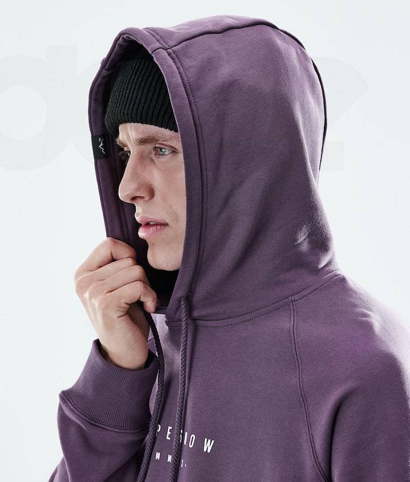 Purple Men's Dope Daily Hoodies | India_D2164