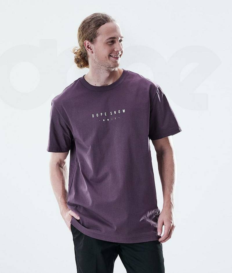 Purple Men's Dope Daily T-shirts | India_D1520