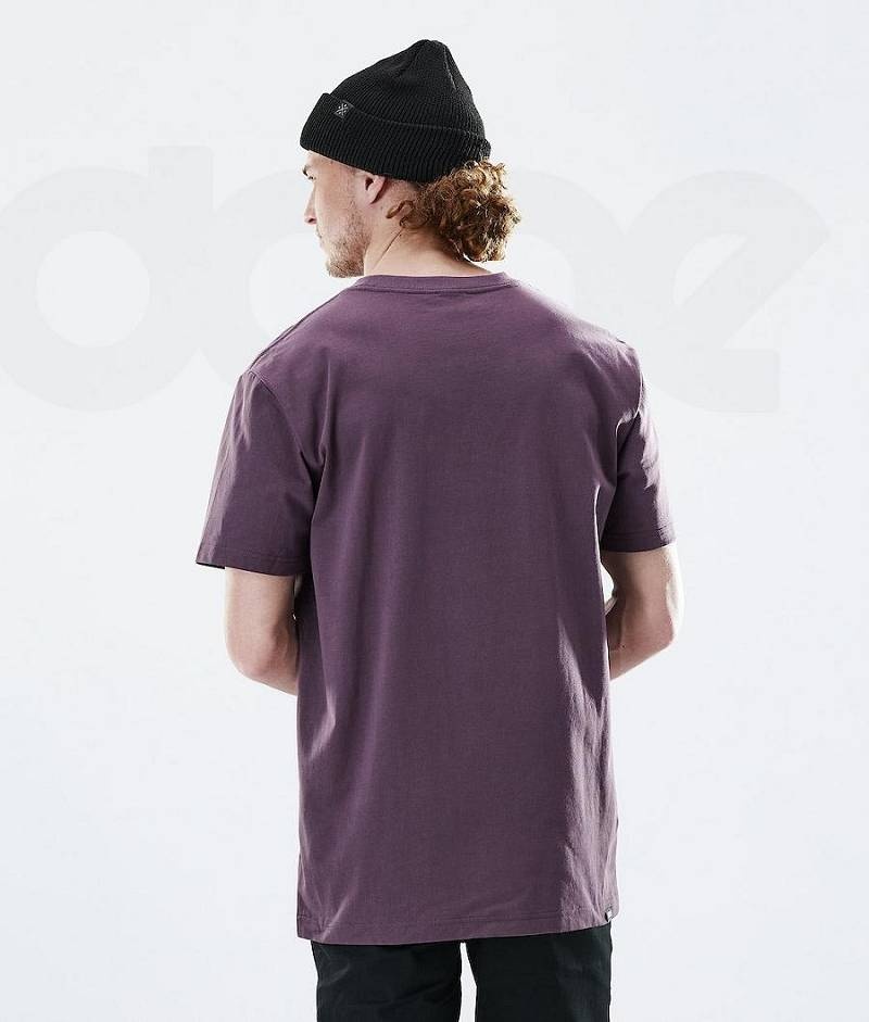 Purple Men's Dope Daily T-shirts | India_D2436