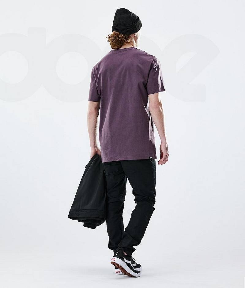 Purple Men's Dope Daily T-shirts | India_D2436