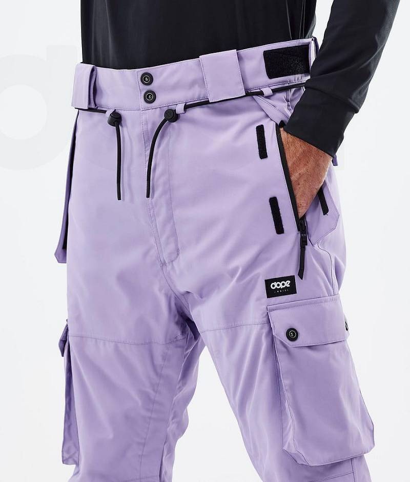 Purple Men's Dope Iconic Snowboard Pants | India_D1341