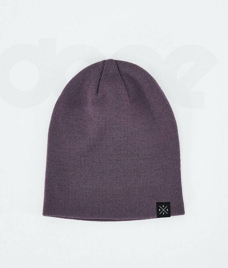 Purple Men's Dope Solitude Beanies | India_D1522