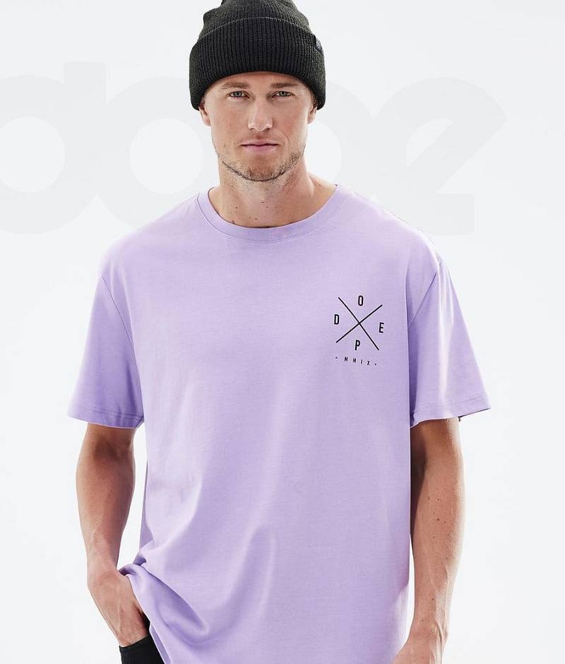 Purple Men's Dope Standard T-shirts | India_D1641