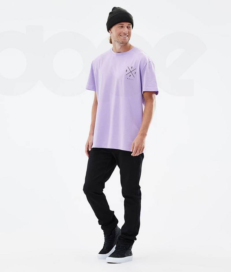 Purple Men's Dope Standard T-shirts | India_D1641