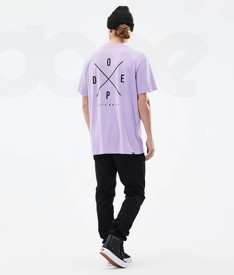 Purple Men's Dope Standard T-shirts | India_D1641