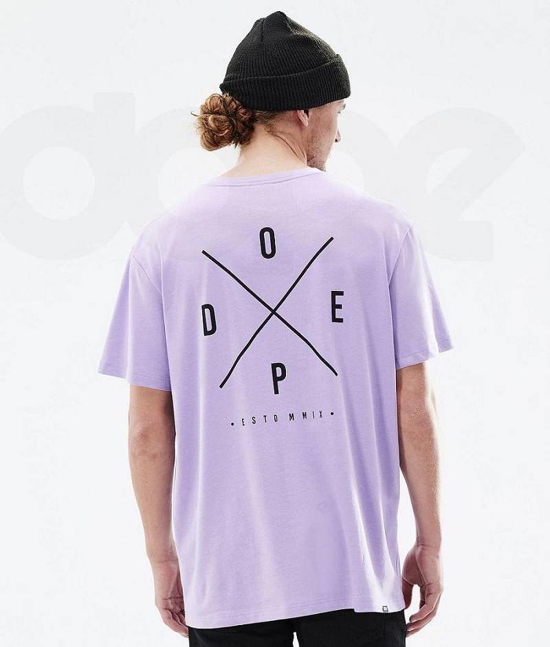 Purple Men\'s Dope Standard T-shirts | India_D1641