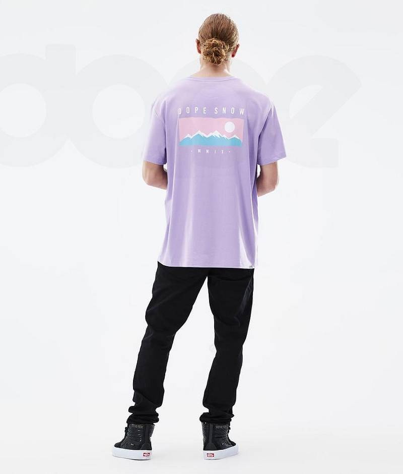 Purple Men's Dope Standard T-shirts | India_D2448