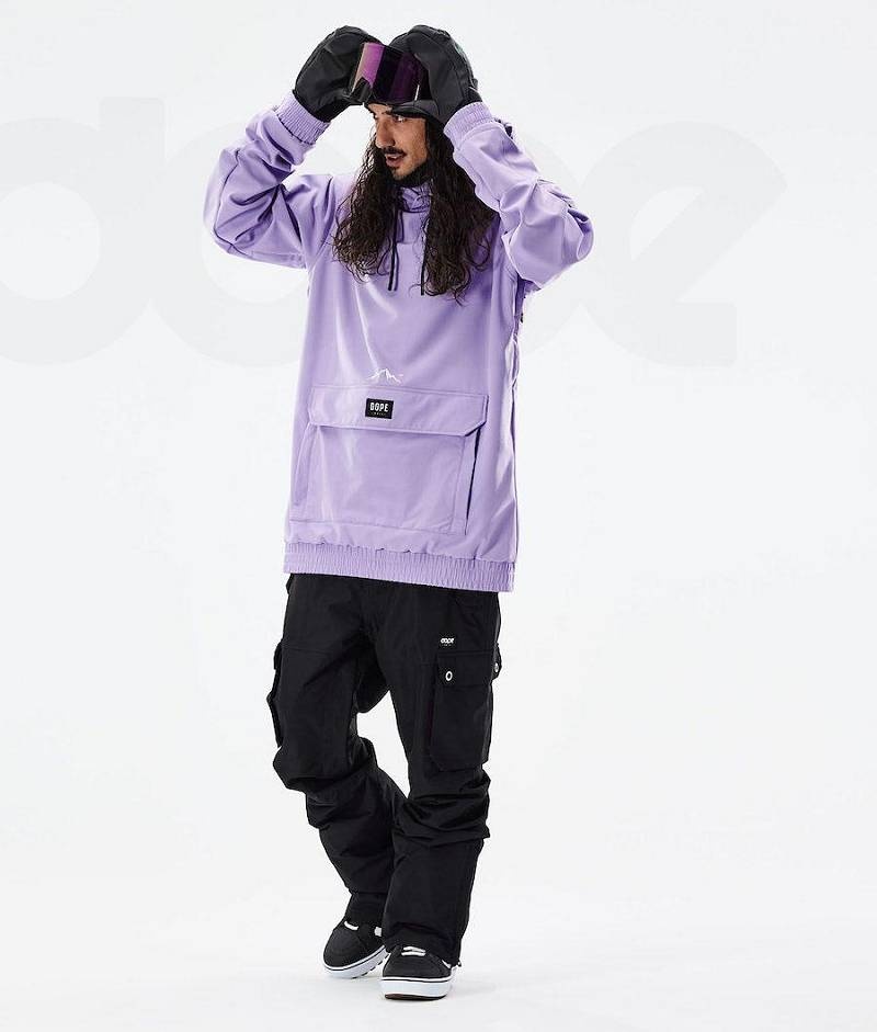 Purple Men's Dope Wylie Snowboard Jackets | India_D1787