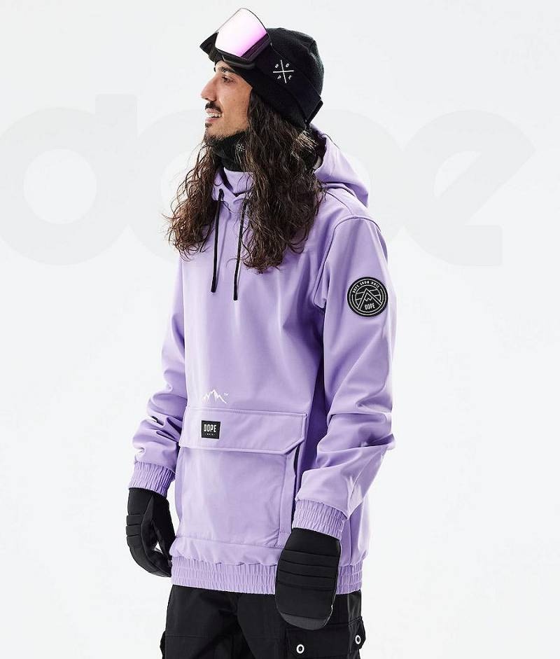 Purple Men\'s Dope Wylie Snowboard Jackets | India_D1787