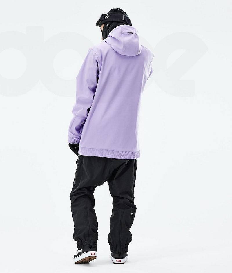 Purple Men's Dope Yeti 2021 Snowboard Jackets | India_D1378