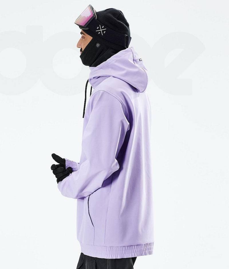 Purple Men's Dope Yeti 2021 Snowboard Jackets | India_D1378