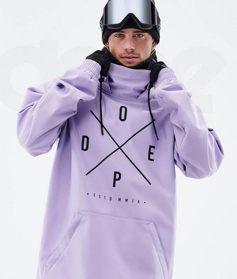 Purple Men's Dope Yeti Ski Jackets | India_D1328