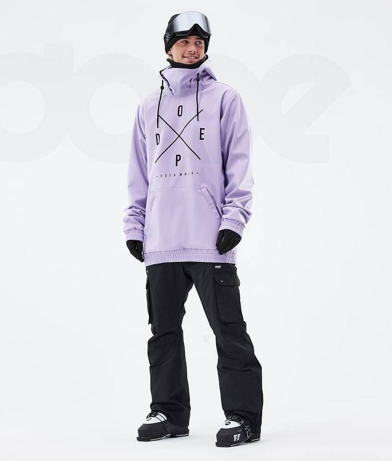 Purple Men's Dope Yeti Ski Jackets | India_D1328